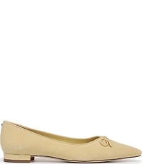 Sam Edelman Esmira Suede Bow Detail Ballet Flats