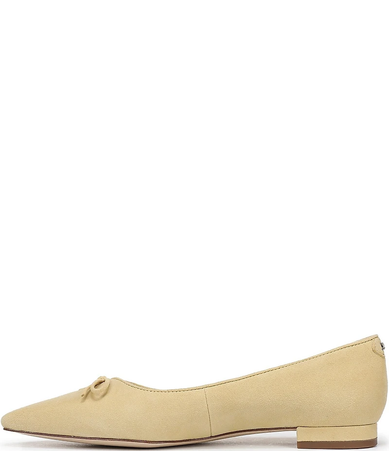Sam Edelman Esmira Suede Bow Detail Ballet Flats