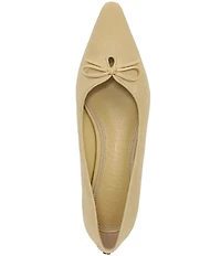 Sam Edelman Esmira Suede Bow Detail Ballet Flats