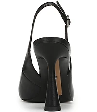 Sam Edelman Essa Leather Cap Toe Slingback Dress Pumps