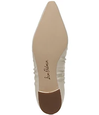 Sam Edelman Essex Leather Snip Toe Ballet Flats