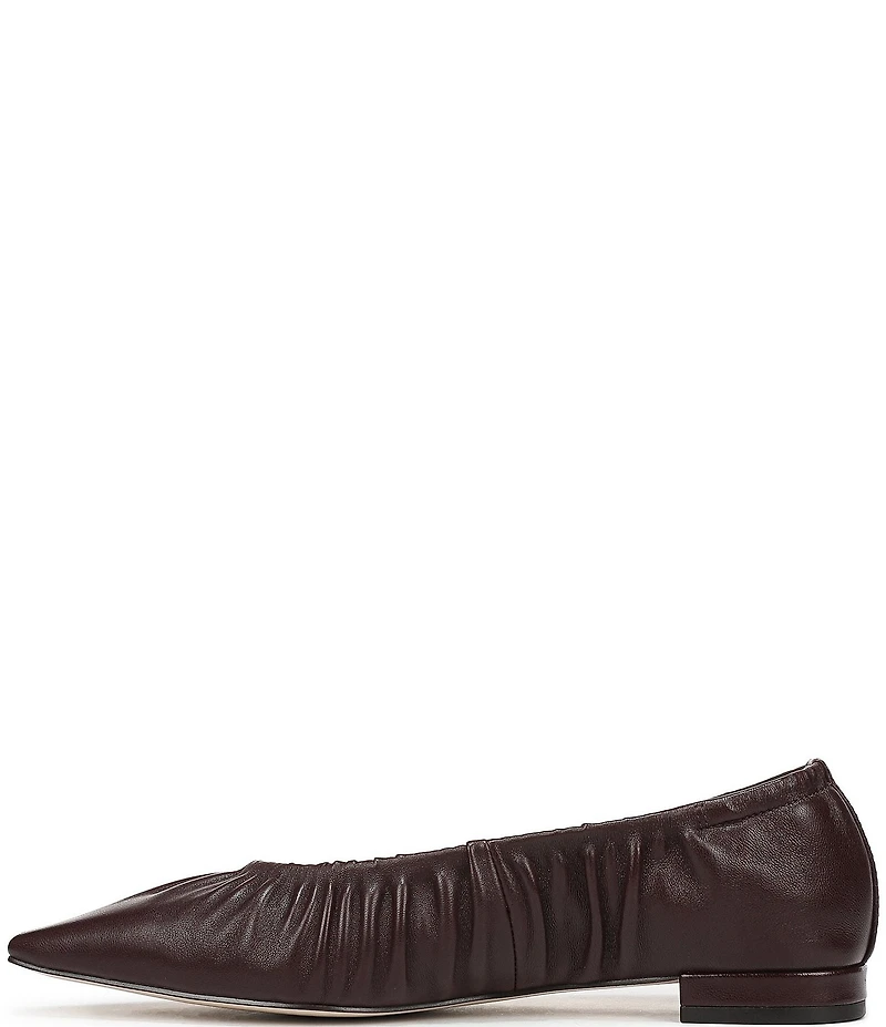 Sam Edelman Essex Leather Snip Toe Ballet Flats