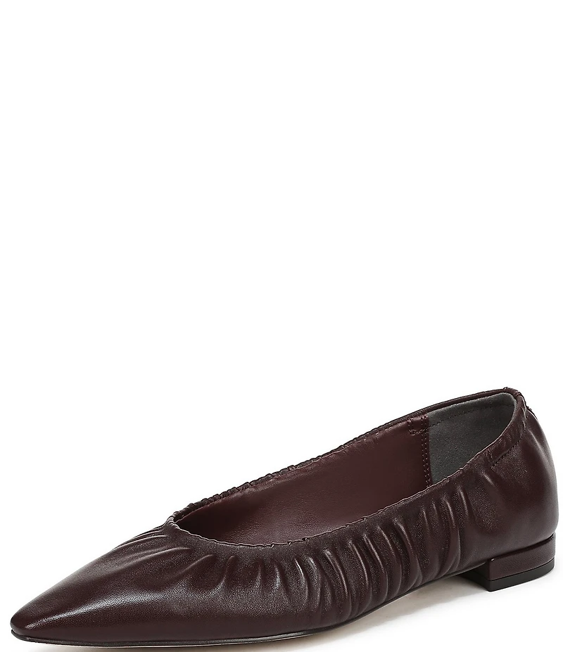 Sam Edelman Essex Leather Snip Toe Ballet Flats