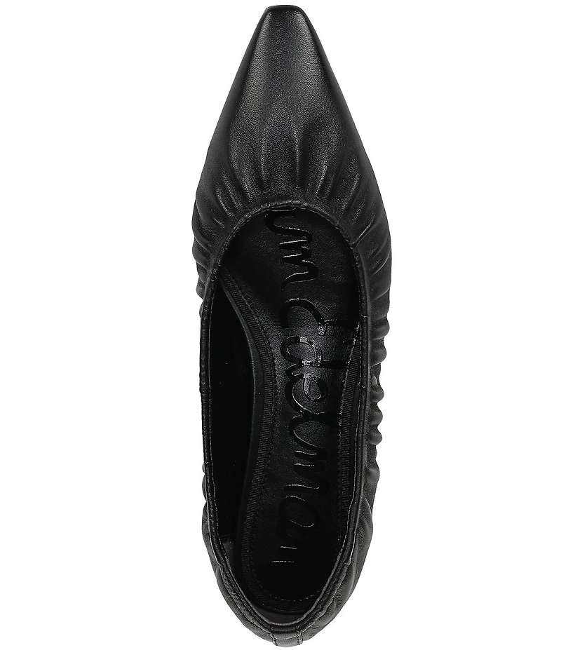 Sam Edelman Essex Leather Snip Toe Ballet Flats