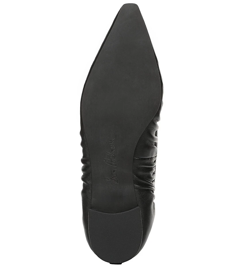 Sam Edelman Essex Leather Snip Toe Ballet Flats