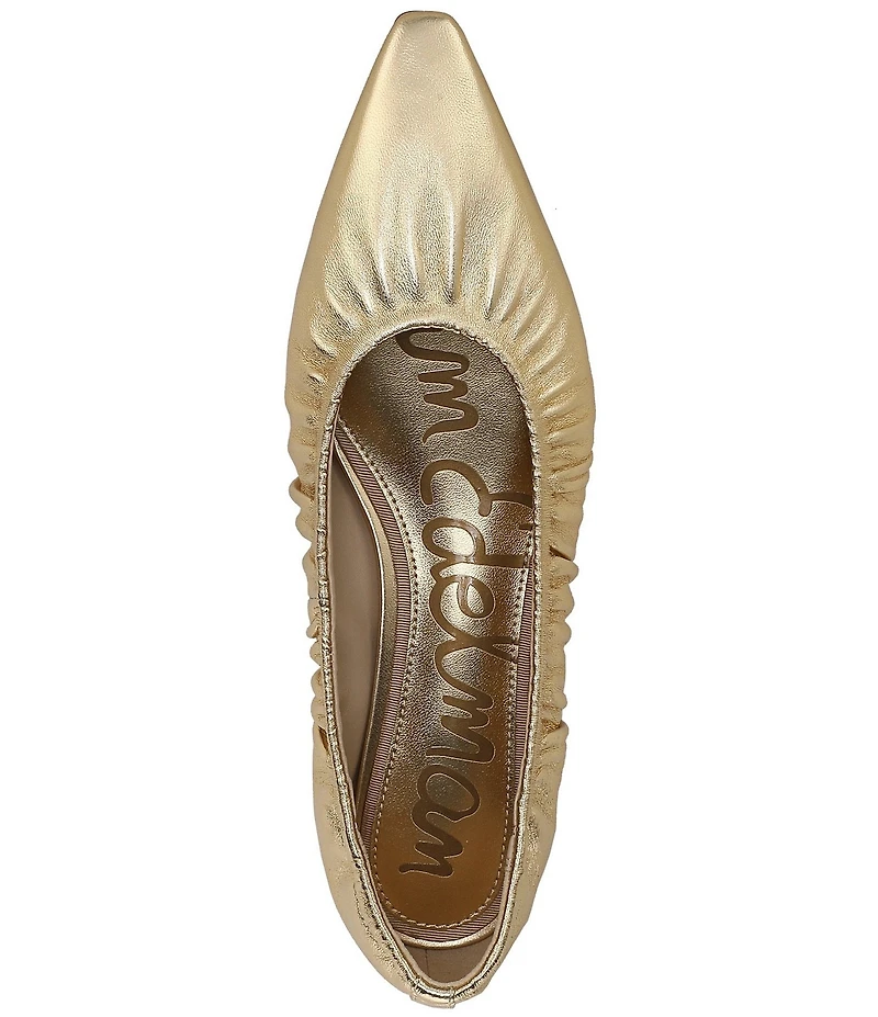 Sam Edelman Essex Metallic Leather Ballet Flats