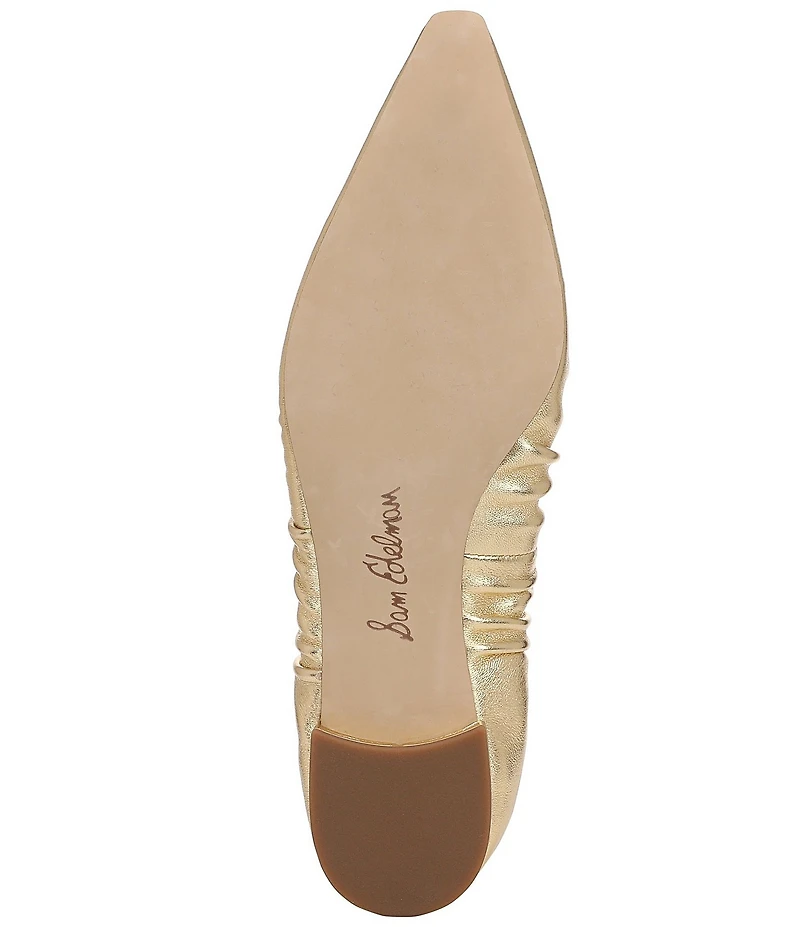 Sam Edelman Essex Metallic Leather Ballet Flats