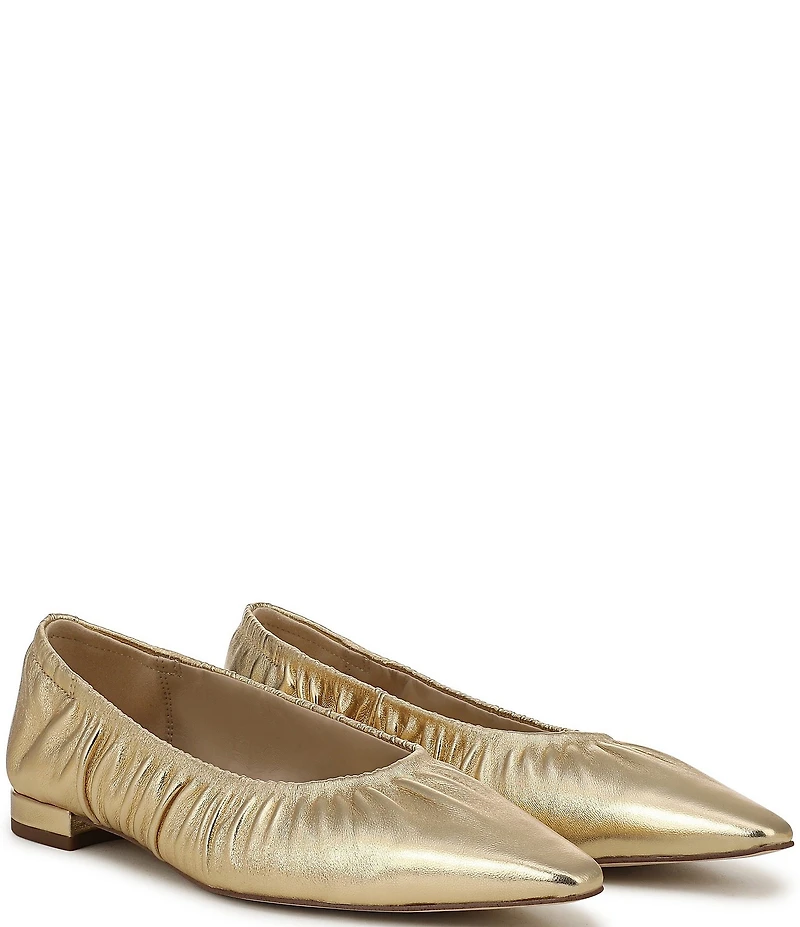 Sam Edelman Essex Metallic Leather Ballet Flats