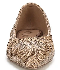 Sam Edelman Essex Python Print Leather Ballet Flats