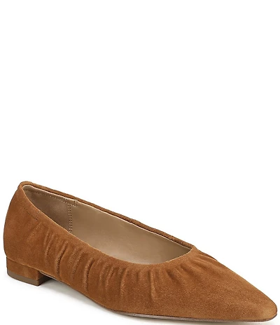 Sam Edelman Essex Suede Snip Toe Ballet Flats