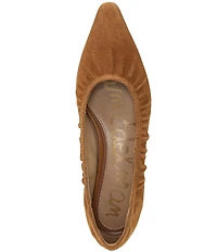 Sam Edelman Essex Suede Snip Toe Ballet Flats