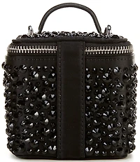 Sam Edelman Estelle Satin Rhinestone Vanity Case Bag