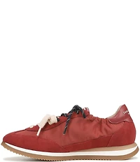 Sam Edelman Evara Nylon and Suede Logo Lace Up Sneakers