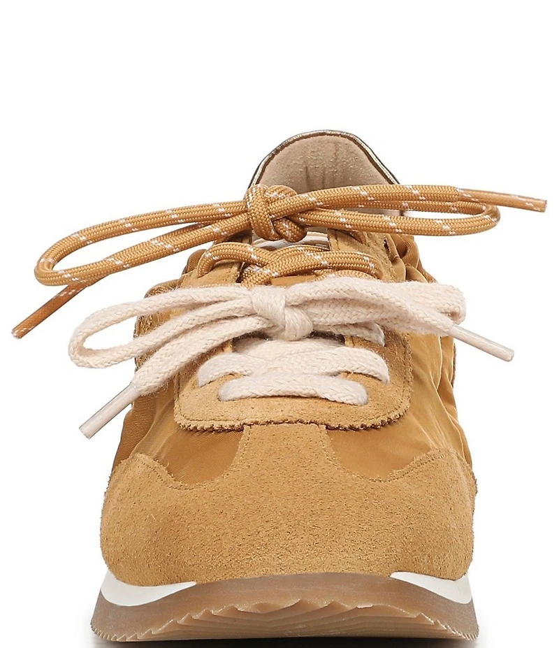 Sam Edelman Evara Nylon and Suede Logo Lace Up Sneakers