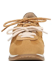 Sam Edelman Evara Nylon and Suede Logo Lace Up Sneakers