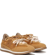 Sam Edelman Evara Nylon and Suede Logo Lace Up Sneakers