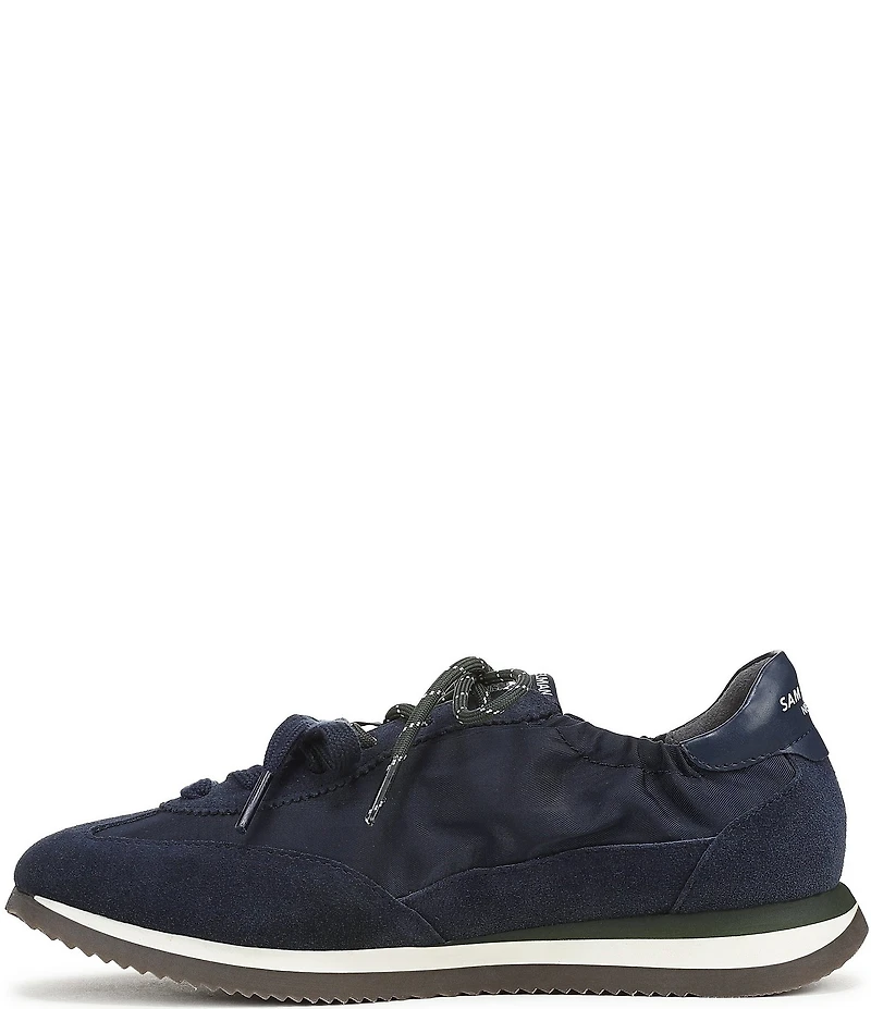 Sam Edelman Evara Nylon and Suede Logo Lace Up Sneakers