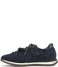 Sam Edelman Evara Nylon and Suede Logo Lace Up Sneakers