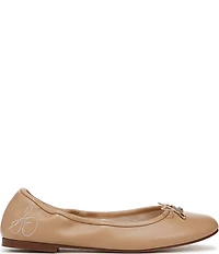 Sam Edelman Felicia Leather Bow Detail Ballet Flats