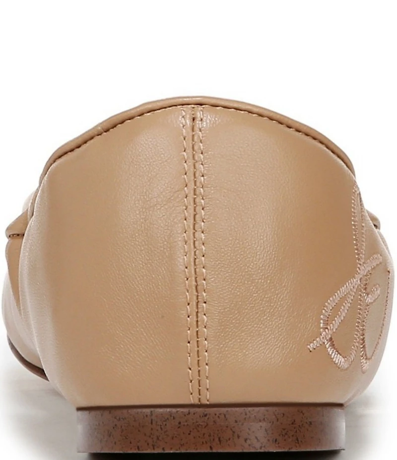 Sam Edelman Felicia Leather Bow Detail Ballet Flats