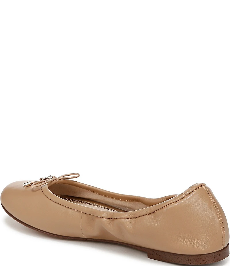 Sam Edelman Felicia Leather Bow Detail Ballet Flats