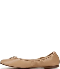 Sam Edelman Felicia Leather Bow Detail Ballet Flats