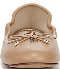 Sam Edelman Felicia Leather Bow Detail Ballet Flats