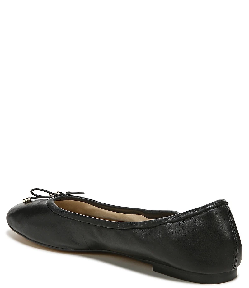 Sam Edelman Felicia Leather Bow Detail Ballet Flats