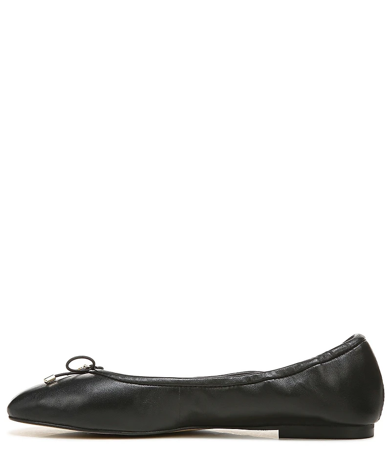 Sam Edelman Felicia Leather Bow Detail Ballet Flats