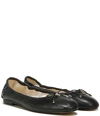 Sam Edelman Felicia Leather Bow Detail Ballet Flats
