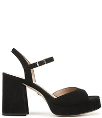 Sam Edelman Fleur Suede Ankle Strap Platform Dress Sandals