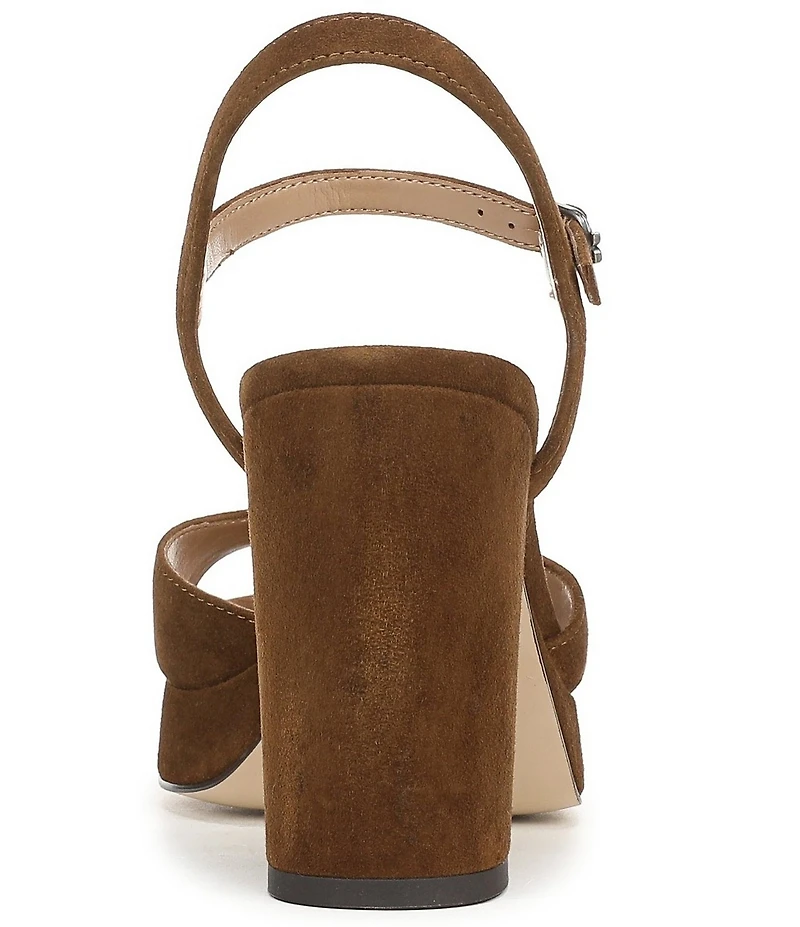 Sam Edelman Fleur Suede Ankle Strap Platform Dress Sandals