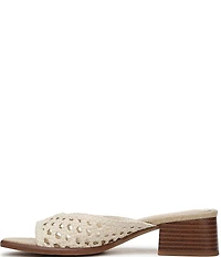Sam Edelman Fynn Woven Raffia Slide Sandals