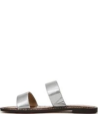Sam Edelman Gala Leather Double Banded Slide Sandals