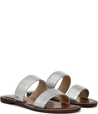 Sam Edelman Gala Leather Double Banded Slide Sandals