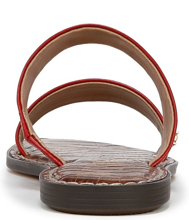 Sam Edelman Gala Leather Double Banded Slide Sandals