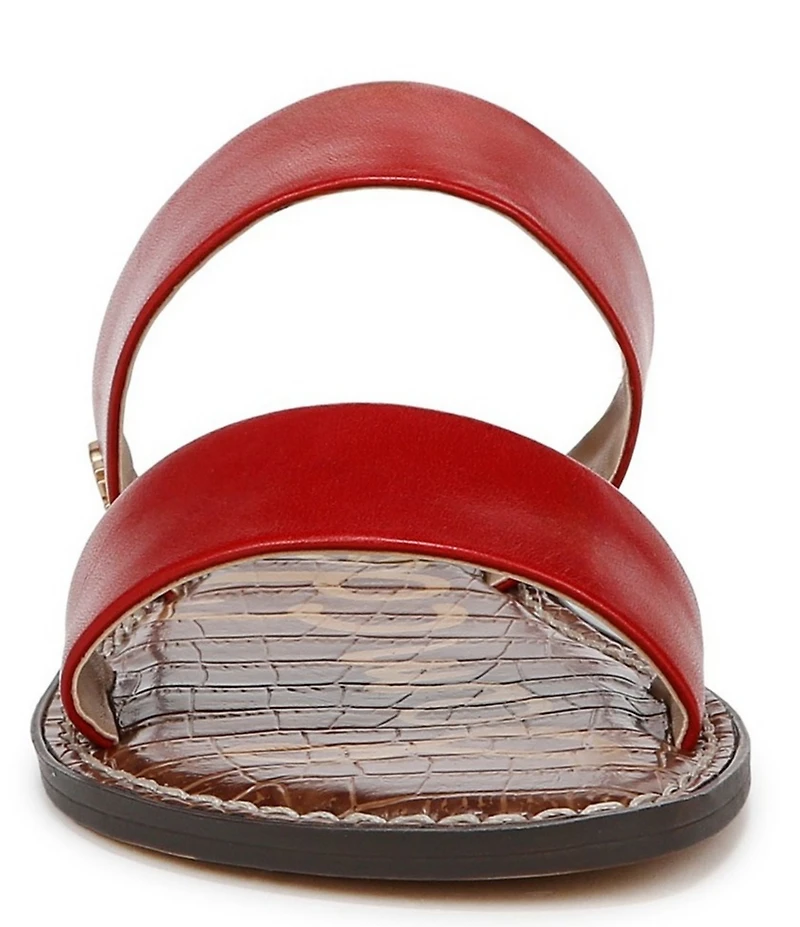 Sam Edelman Gala Leather Double Banded Slide Sandals