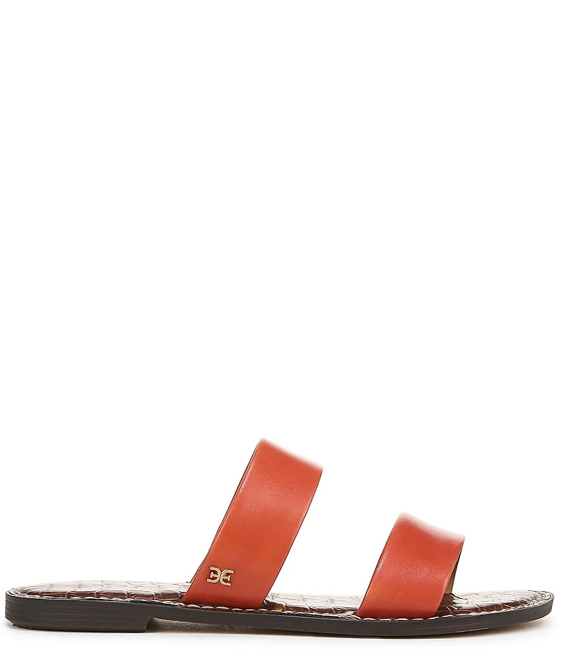 Sam Edelman Gala Leather Double Banded Slide Sandals