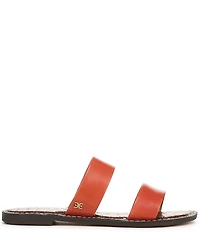 Sam Edelman Gala Leather Double Banded Slide Sandals