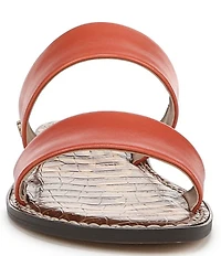 Sam Edelman Gala Leather Double Banded Slide Sandals