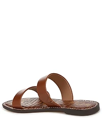 Sam Edelman Gala Leather Double Banded Slide Sandals