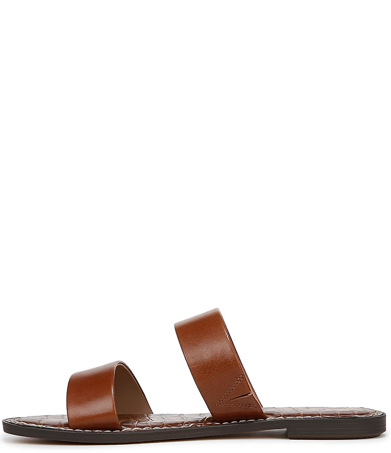 Sam Edelman Gala Leather Double Banded Slide Sandals