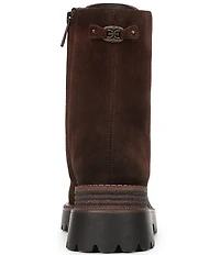 Sam Edelman Gemma Suede Combat Booties