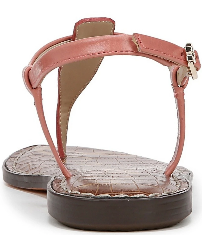 Sam Edelman Gigi Hair Calf T-Strap Flat Sandals