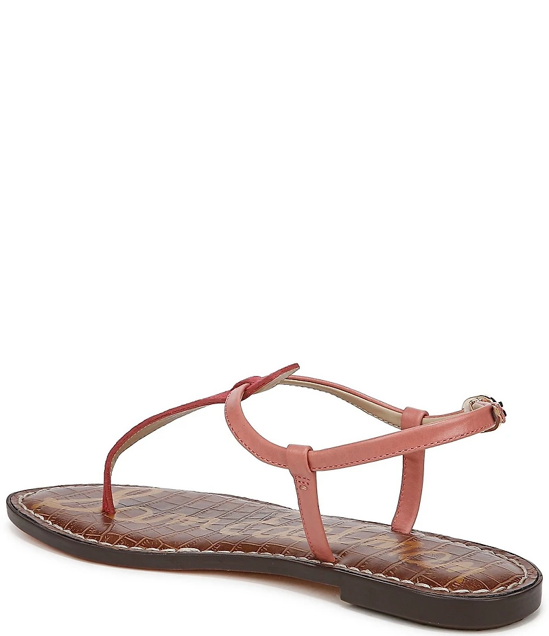 Sam Edelman Gigi Hair Calf T-Strap Flat Sandals