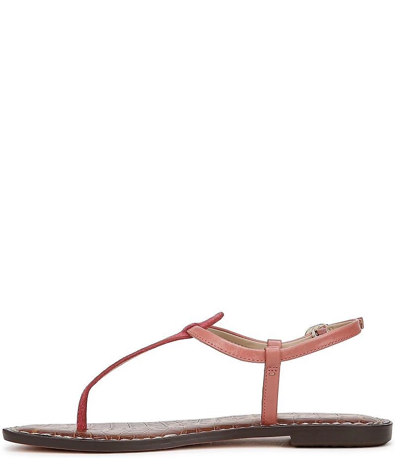 Sam Edelman Gigi Hair Calf T-Strap Flat Sandals