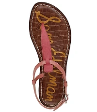 Sam Edelman Gigi Hair Calf T-Strap Flat Sandals