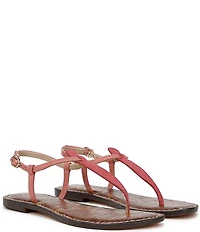 Sam Edelman Gigi Hair Calf T-Strap Flat Sandals