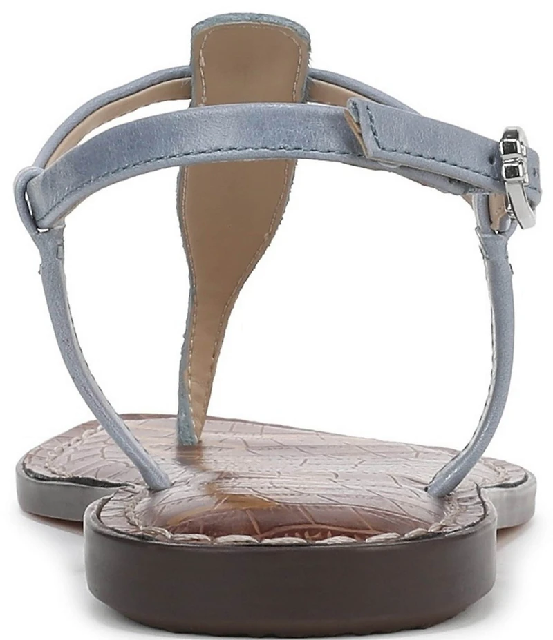 Sam Edelman Gigi Hair Calf T-Strap Flat Sandals
