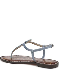 Sam Edelman Gigi Hair Calf T-Strap Flat Sandals